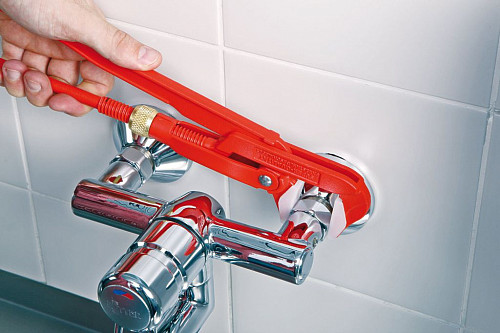 Газовый ключ Rothenberger 90' 1" с пластмассовыми губками 70545 фото 3