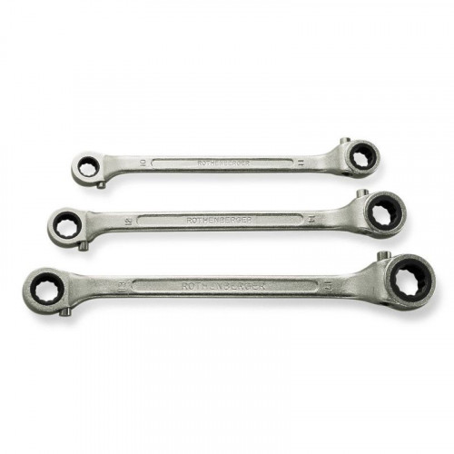 Трещоточный накидной ключ Rothenberger 19x22, L=310 70274